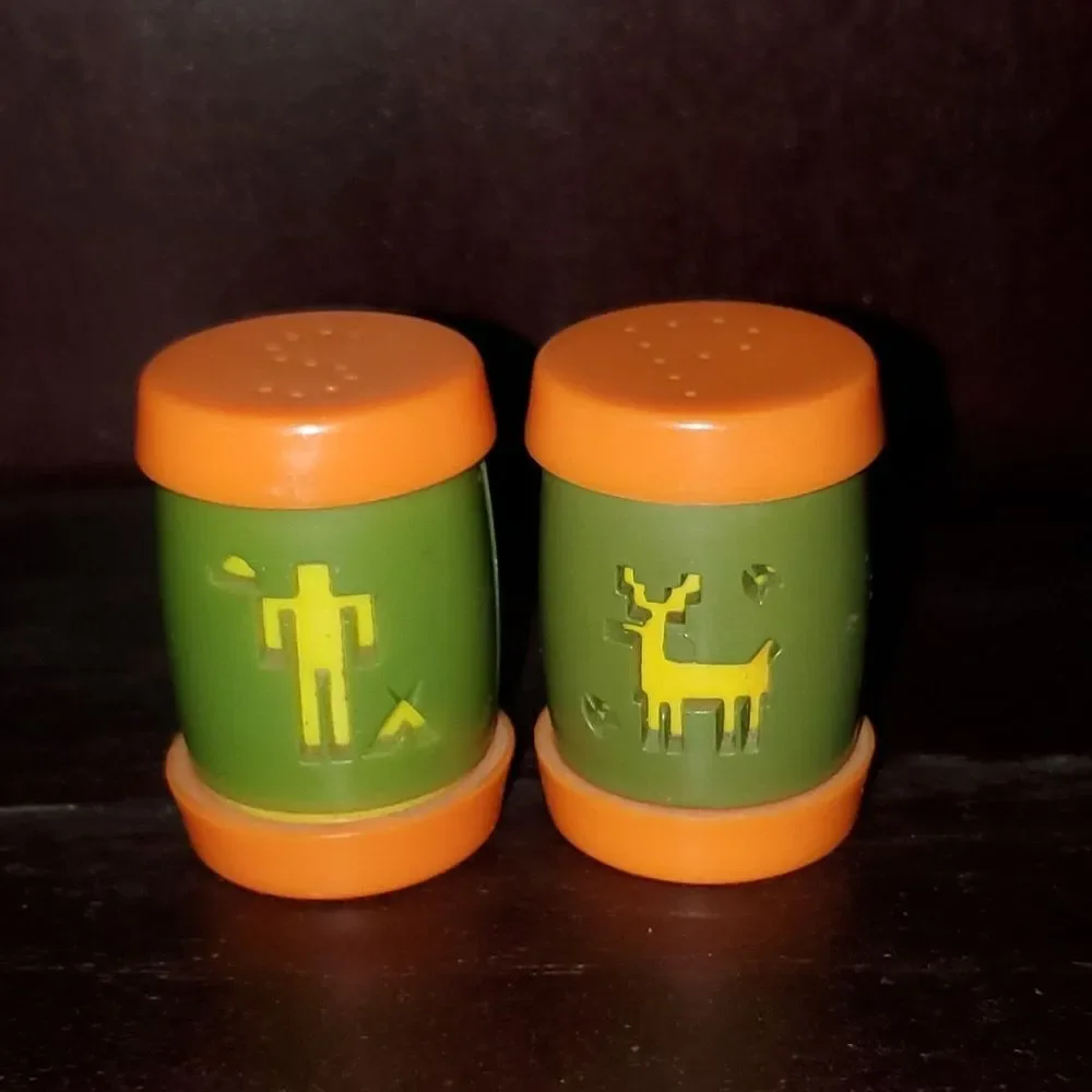 Vtg. Salt Pepper Shakers St. Labre Indian School